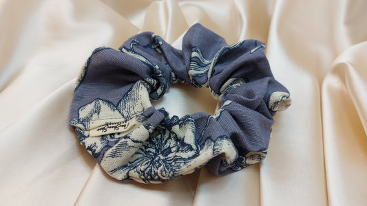Ocean Blooms ShooShoo Bomull Scrunchie - Handgjord