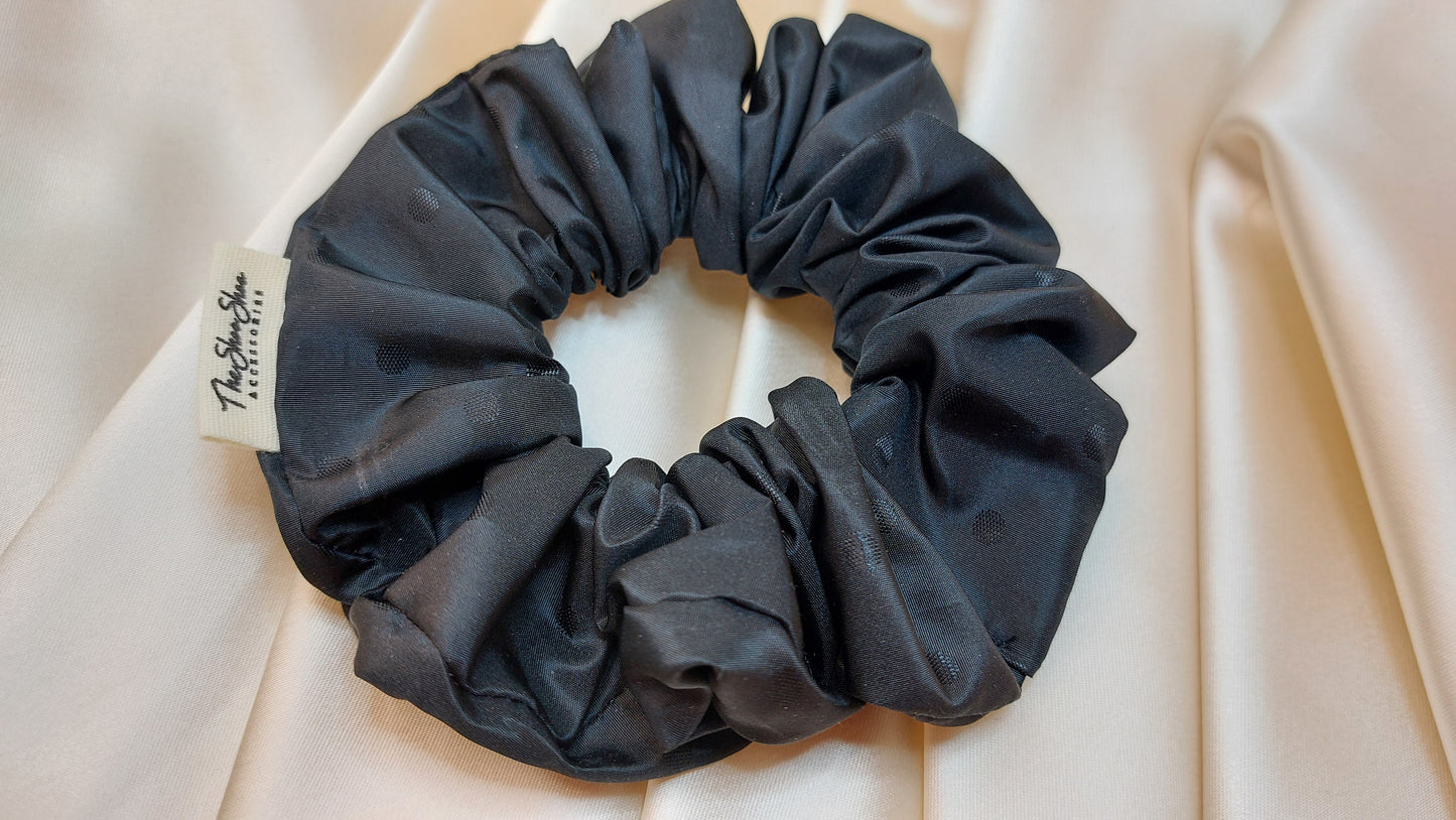 Salt Dots ShooShoo Taft Scrunchie - Handgjord