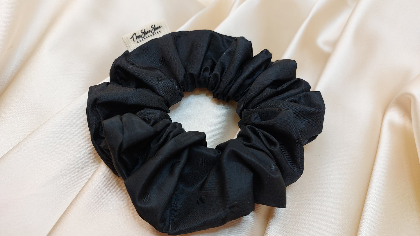 Salt Dots ShooShoo Taft Scrunchie - Handgjord