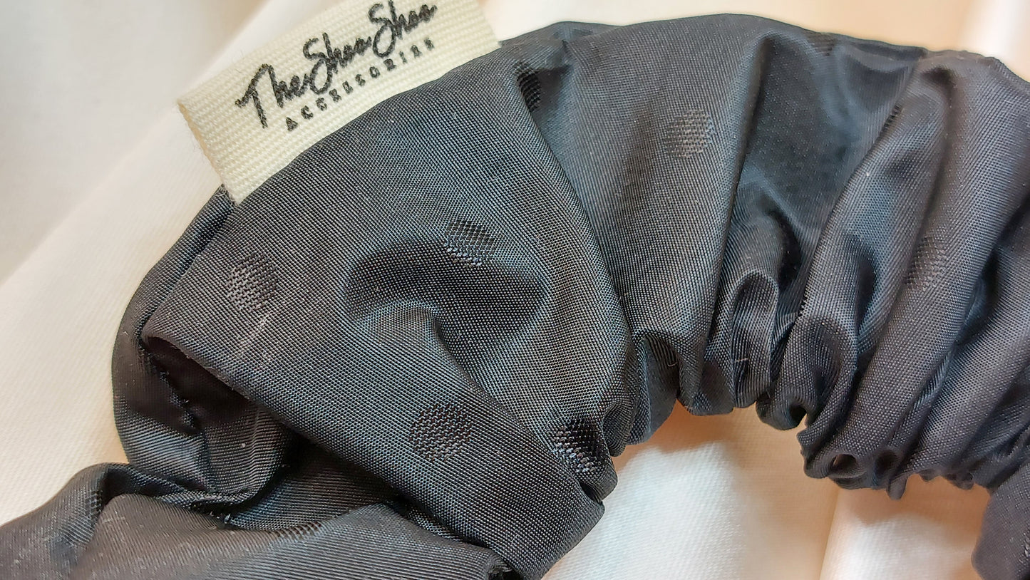 Salt Dots ShooShoo Taft Scrunchie - Handgjord
