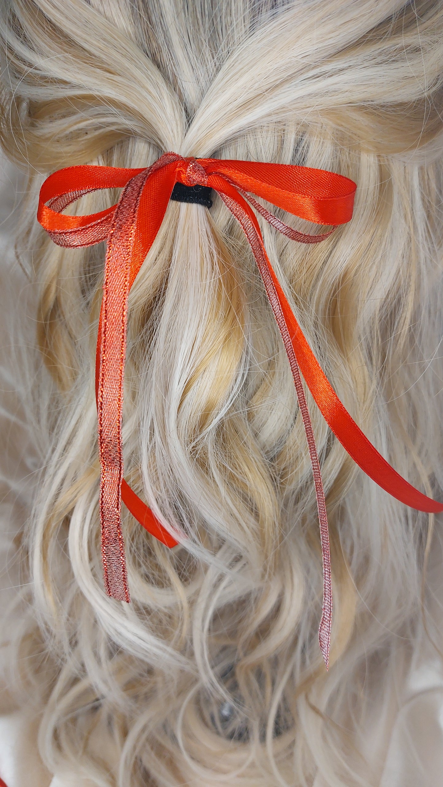 Shoo Shoo Rosett Satin Thin Double Sparkle Red elastisk 2-pack