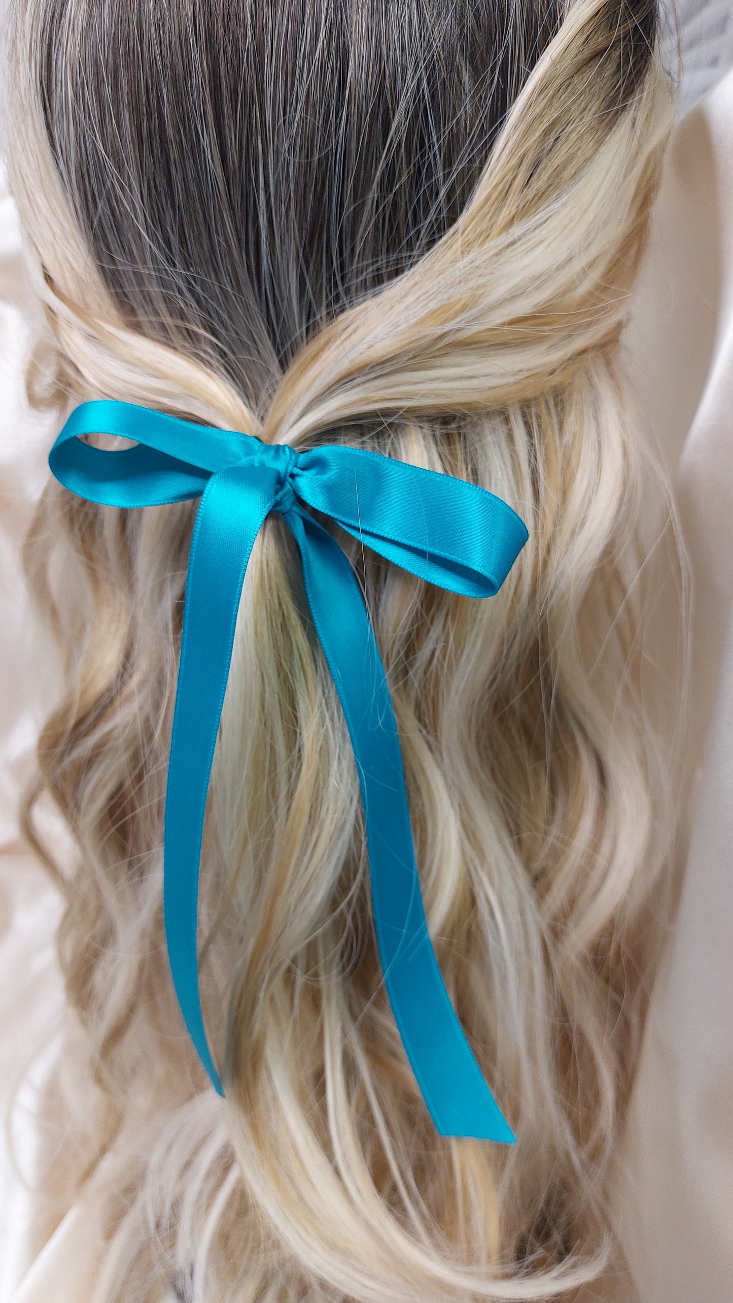 Shoo Shoo Rosett Satin Seafoam Bluegreen elastisk 1-pack