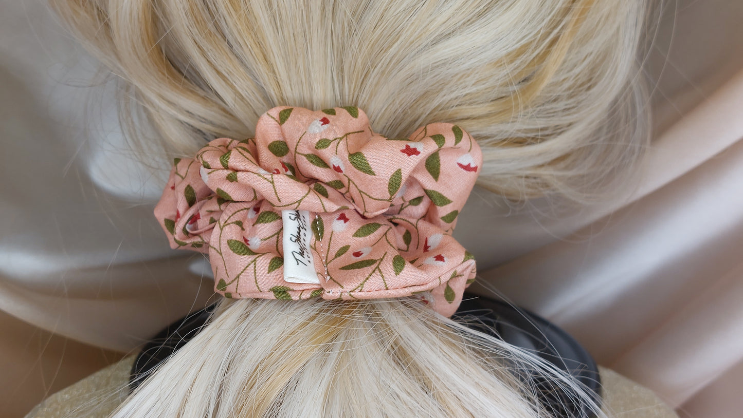 Garden Berries ShooShoo Bomull Scrunchie - Handgjord