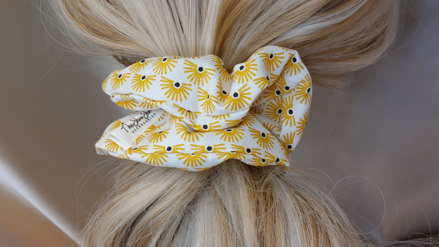 Morning Sun ShooShoo Bomull Scrunchie - Handgjord