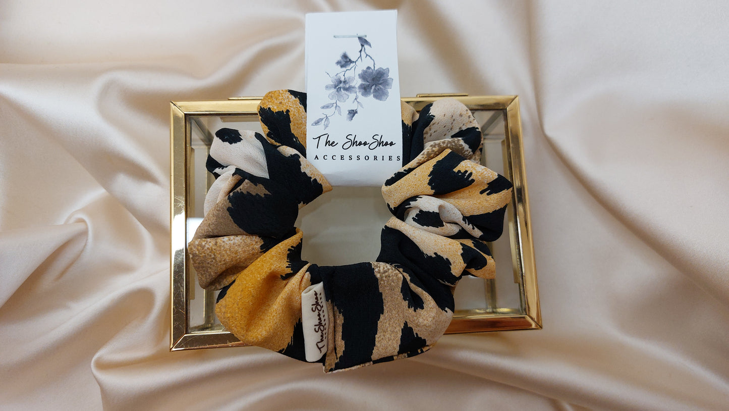 Tiger's Eye ShooShoo Scrunchie - Handgjord