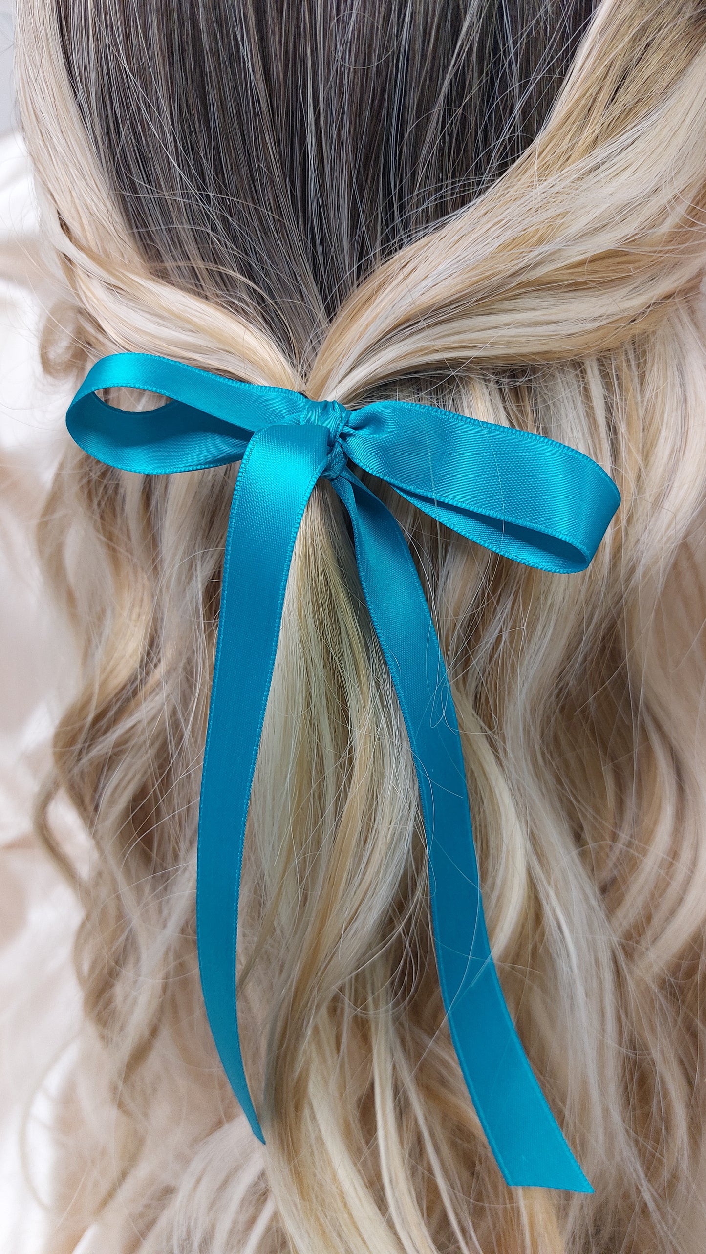 Rosett Satin Rosett på elastiskt band Shoo Shoo 2-pack