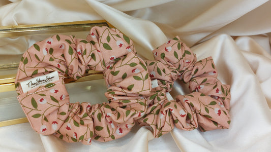 Garden Berries ShooShoo Bomull Scrunchie - Handgjord