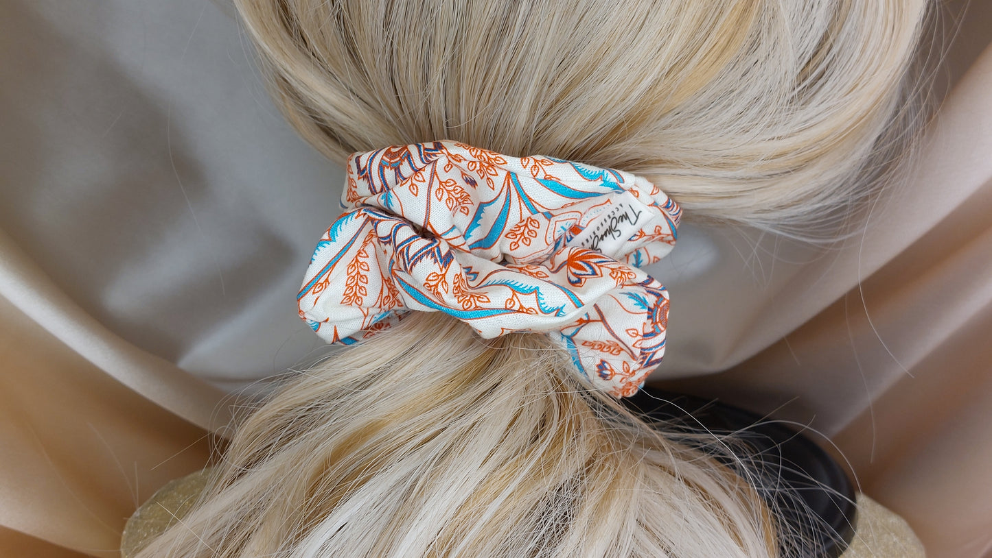 Samba Sunset ShooShoo Bomull Scrunchie - Handgjord