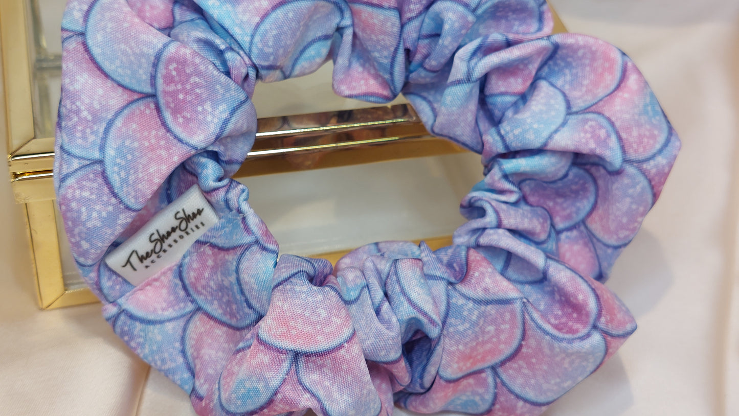 Sweet Rose ShooShoo Satin Scrunchie - Handmade