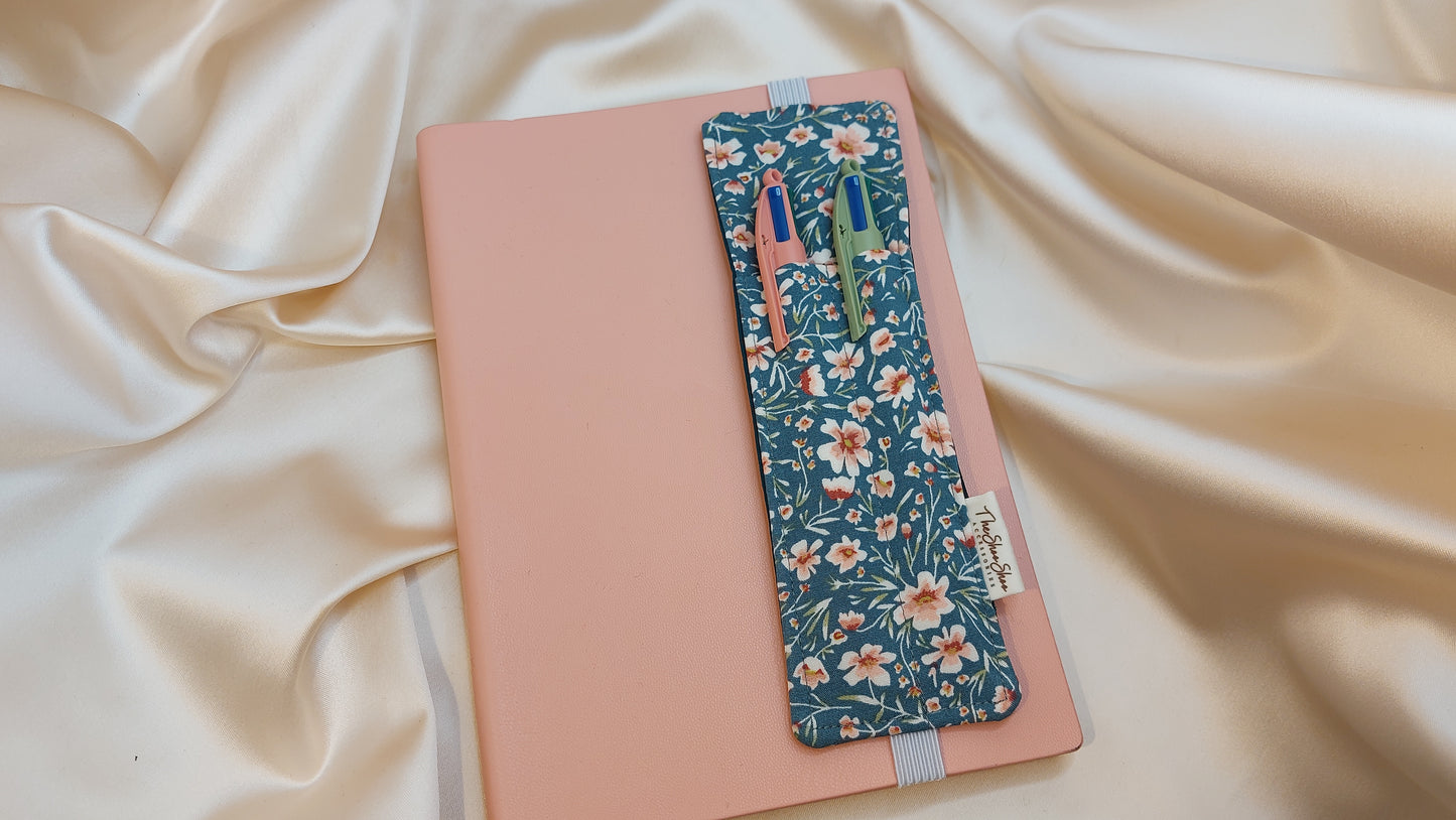 Misty Gray Squares ShooShoo Cotton Scrunchie - Handmade