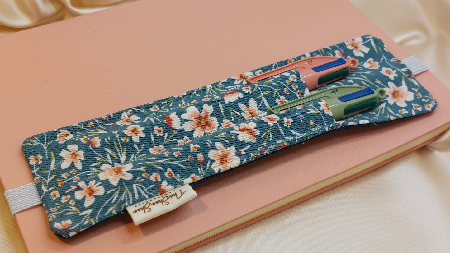 Misty Gray Squares ShooShoo Cotton Scrunchie - Handmade