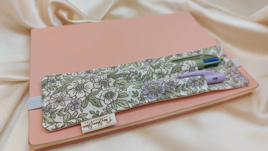 Misty Gray Squares ShooShoo Cotton Scrunchie - Handmade