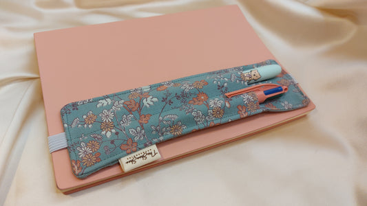 Misty Gray Squares ShooShoo Cotton Scrunchie - Handmade