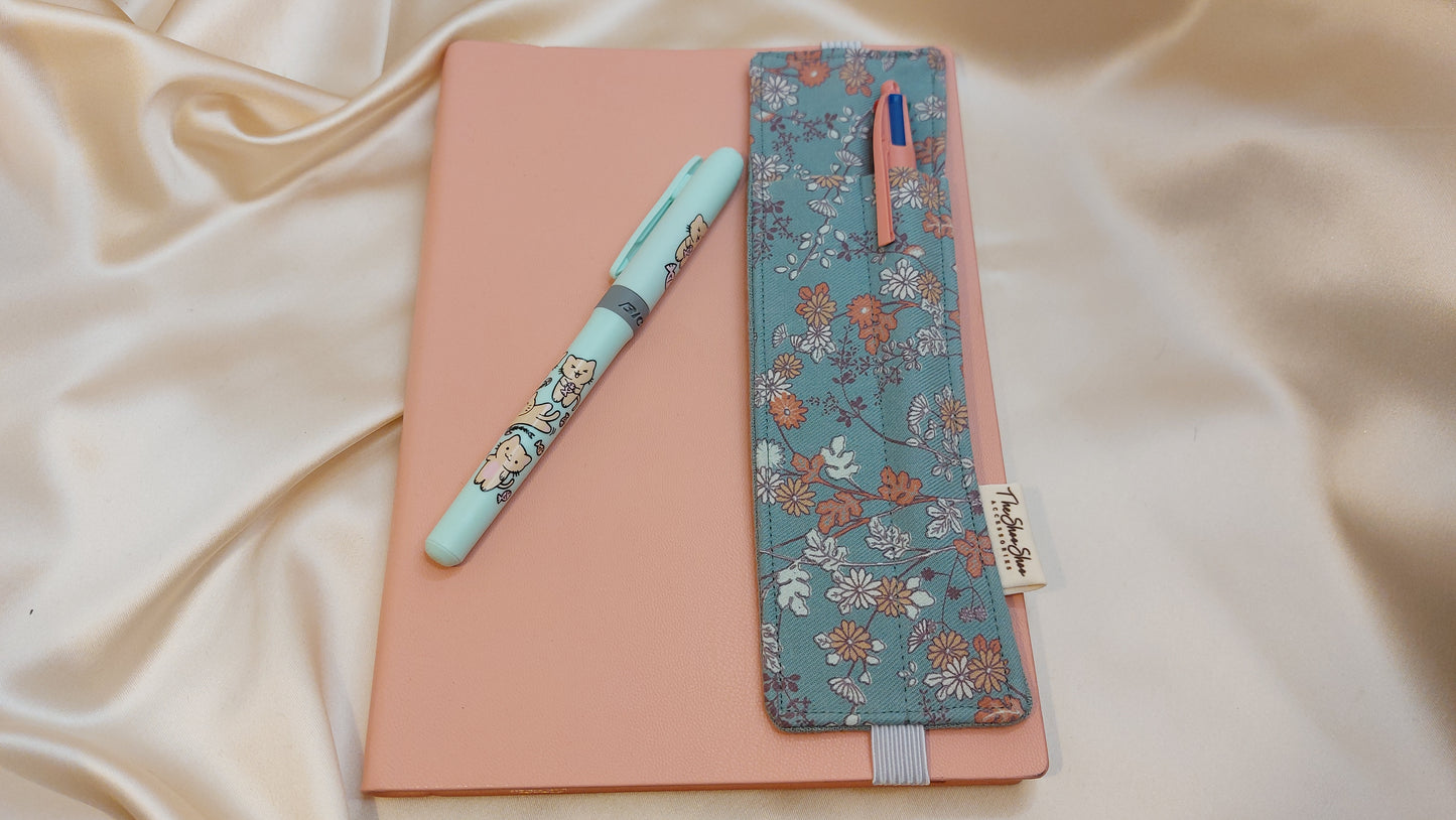 Misty Gray Squares ShooShoo Cotton Scrunchie - Handmade