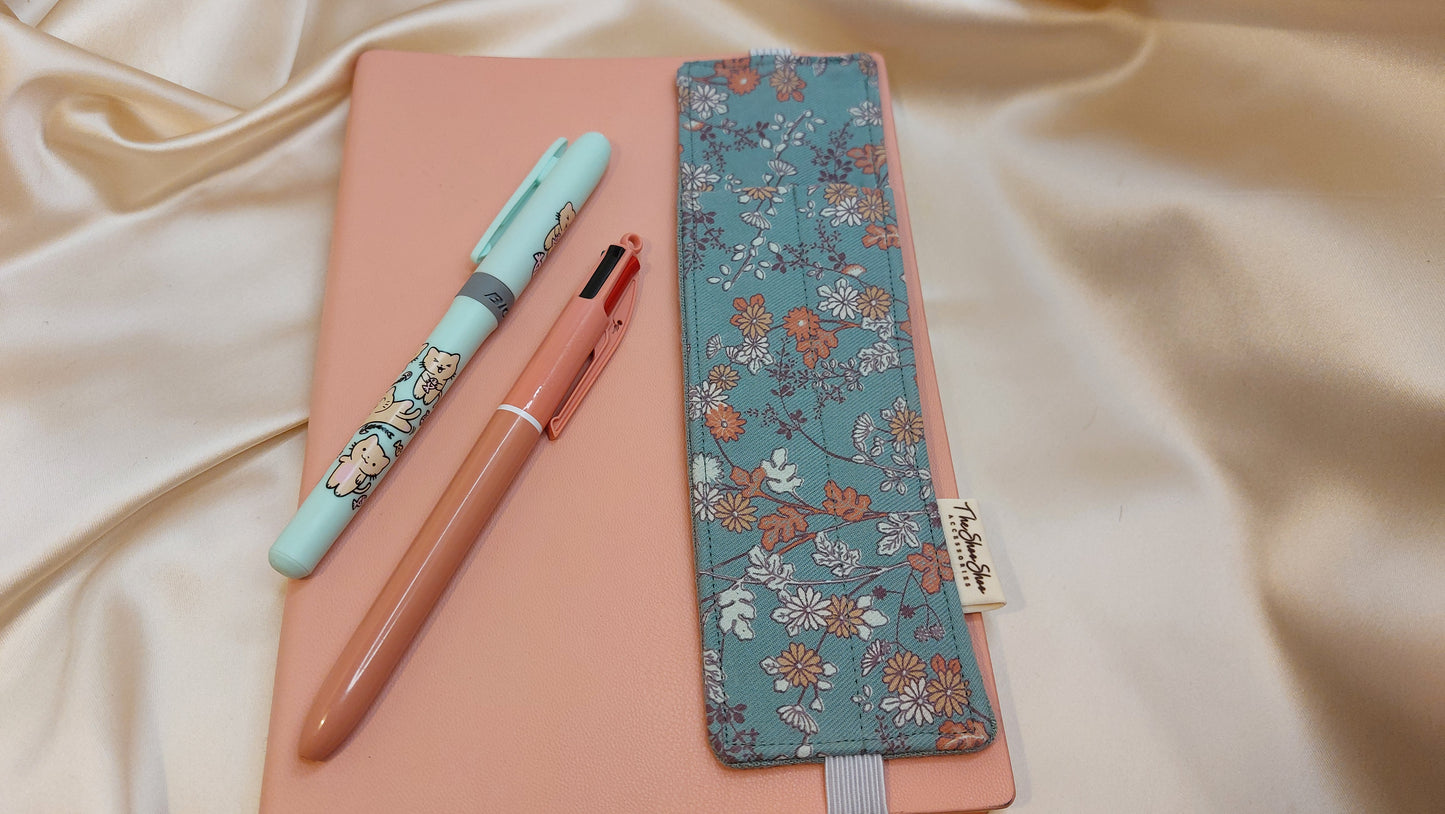 Misty Gray Squares ShooShoo Cotton Scrunchie - Handmade