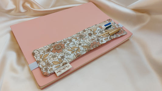 Misty Gray Squares ShooShoo Cotton Scrunchie - Handmade