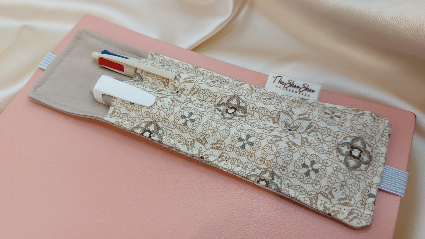 Misty Gray Squares ShooShoo Cotton Scrunchie - Handmade