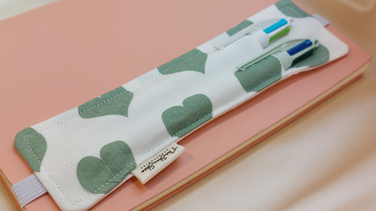 Misty Gray Squares ShooShoo Cotton Scrunchie - Handmade