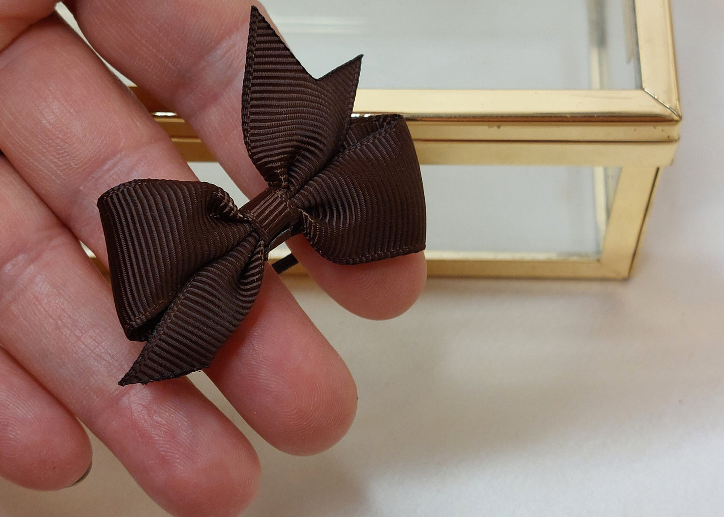 Sweet Rose ShooShoo Satin Scrunchie - Handmade