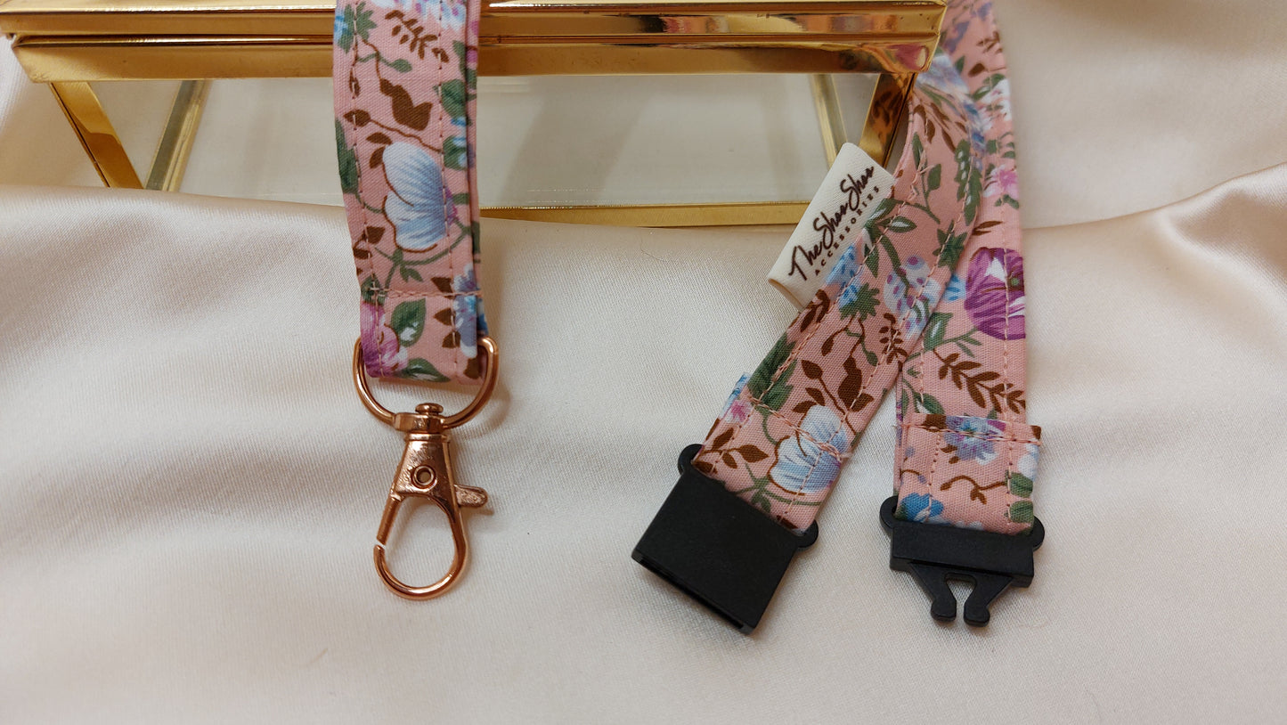 Nyckelband långt Wonderland med säkerhetsfäste och nyckelkrok