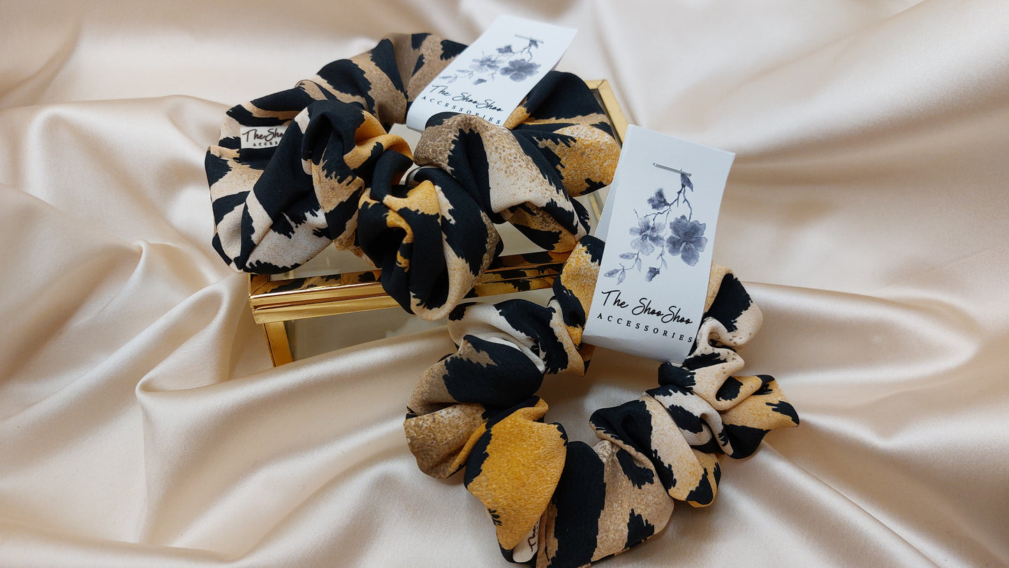 Tiger's Eye ShooShoo Scrunchie - Handgjord