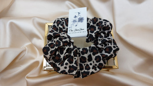 Blueberry Paisley ShooShoo Viscose Scrunchie - Handmade