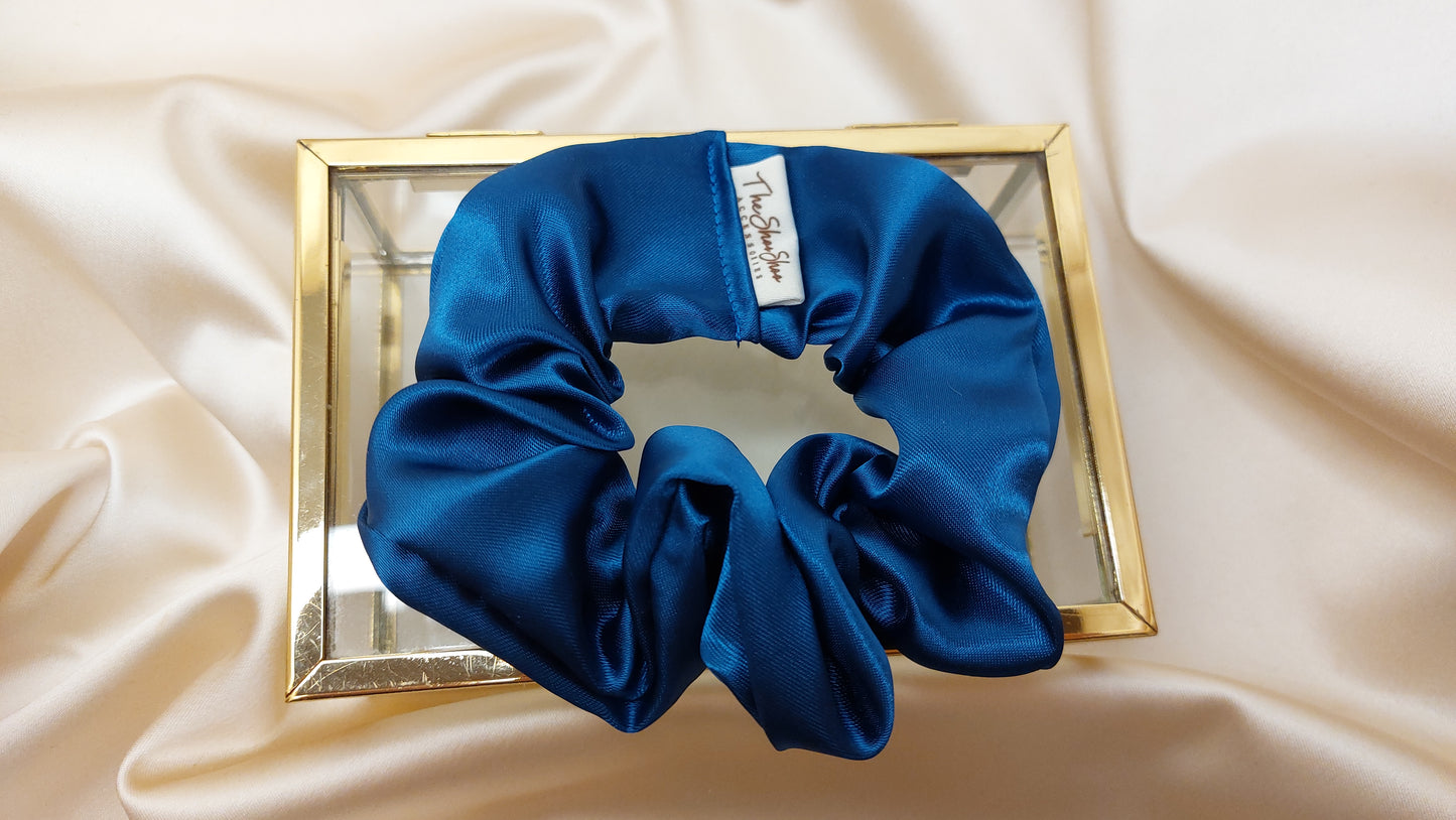 Sweet Rose ShooShoo Satin Scrunchie - Handmade