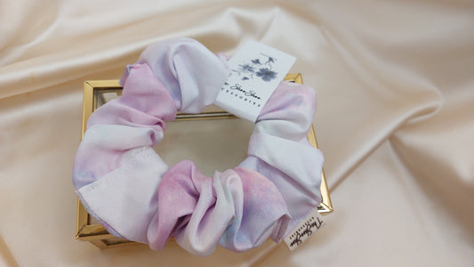 Sweet Rose ShooShoo Satin Scrunchie - Handmade