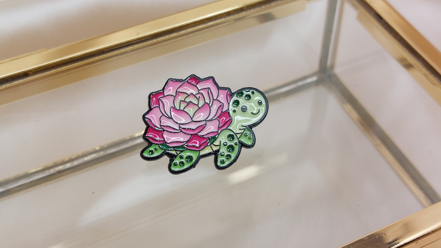 Sweet Rose ShooShoo Satin Scrunchie - Handmade