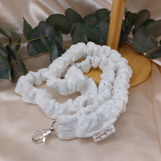 Scrunchie Nyckelband Romance Cloud med nyckelkrok