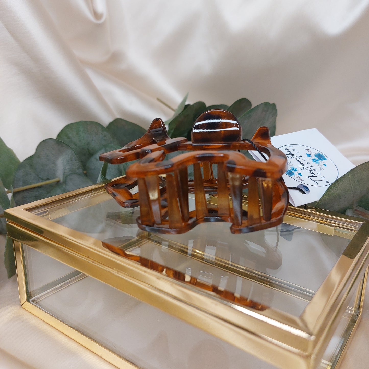 Shoo Shoo Hair Clips Cheeta Brown Mix