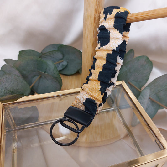 Nyckelband Scrunchie Handled True Tiger elastisk med ring